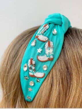 Prep Obsessed Cowgirl Boots Headband